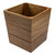 Large Teak Waste Basket - OUT OF STOCK UNTIL 09/12/2025