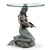 Mermaid & Conch Shell End Table