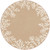 Miami Coral Sand Indoor/Outdoor Rug - 8 Ft. Round