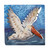 Mini Square Flying Pelican Metal Wall Art