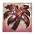 Mini Square Muted Palm Metal Wall Art