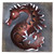 Mini Square Muted Seahorse Metal Wall Art