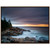 Misty Coastline Framed Canvas