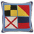 Nautical Love Hooked Wool Pillow