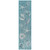 Antigua Shells Aqua Indoor/Outdoor Rug - 2 x 8
