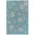 Antigua Shells Aqua Indoor/Outdoor Rug - 3 x 5