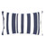 Navy and White Stripes Indoor/Outdoor Pillow - 12 x 20