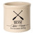 Oar Lake House Personalized Crock - Black