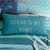 Ocean Blue Rectangle Pillow
