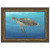 Ocean Sea Turtle II Maple Framed Print
