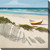Ocean View Fence Outdoor Canvas Art