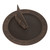 Oil Rub Bronze Sailboat Sundial Birdbath