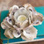 Oyster Shell Flower Votive Holder