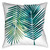 Pacific Palms Teal Outdoor Pillow