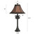Palm Tree Table Lamp with Rattan Shade