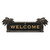 Palm Tree Welcome Plaque - Black and Gold