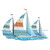 Pastel Regatta Wall Art