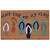 Peace & Flip Flops Natural Coir Mat - 2 x 3
