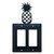 Pineapple Double GFI Cover
