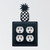 Pineapple Double Outlet Cover