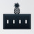 Pineapple Quadruple Switch Cover