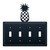 Pineapple Quadruple Switch Cover