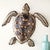 Polished Metal Sea Turtle - Medium - OVERSTOCK
