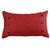 Prescott Red Large Pillow with Buttons