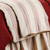 Prescott Red Stripe Duvet - Super Queen
