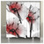 Red Oceanic Orchid Shower Curtain
