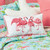 Ruffled Flamingos Pillow