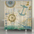 Sailor Script Shower Curtain