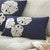 Sand Dollar Navy Pillow - 12 x 20