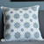 Santa Monica Square Pillow - All Over Medallion Embroidery