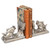 Schooling Fish Bookends - Silver