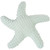 Sea Glass 3-D Starfish Pillow