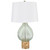 Sea Glass Leaf Table Lamp