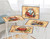 Seafood Feast TV Tray Set with Stand - Set of 4 - OUT OF STOCK UNTIL 06/20/2025