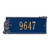Seagull Rectangle House Number Plaque - Blue and Gold