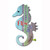 Seaside Fun Seahorse Wood Personalized Sign