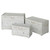Seaside White Shell Trunks - Set of 3
