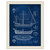 Ship Blueprint I Framed Print