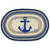 Blue Anchor Braided Rug - 20 x 30