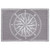 Skipper's Compass Gray Indoor/Outdoor Rug - 2 x 3 Skipper's Compass Gray Indoor/Outdoor Rug - 2 x 3