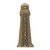 Small Lighthouse Vertical House Number Plaque - Antique Brass