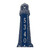 Small Lighthouse Vertical House Number Plaque - Dark Blue & White
