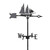 Smooth Black Schooner Weathervane - 30 Inch