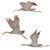 Soaring Crane Wall Plaques - Set of 3