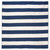 Sorrento Rugby Stripe Navy Rug - 8 x 8
