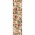 Sparta Beige Palm Leaves Rug - 3 x 10